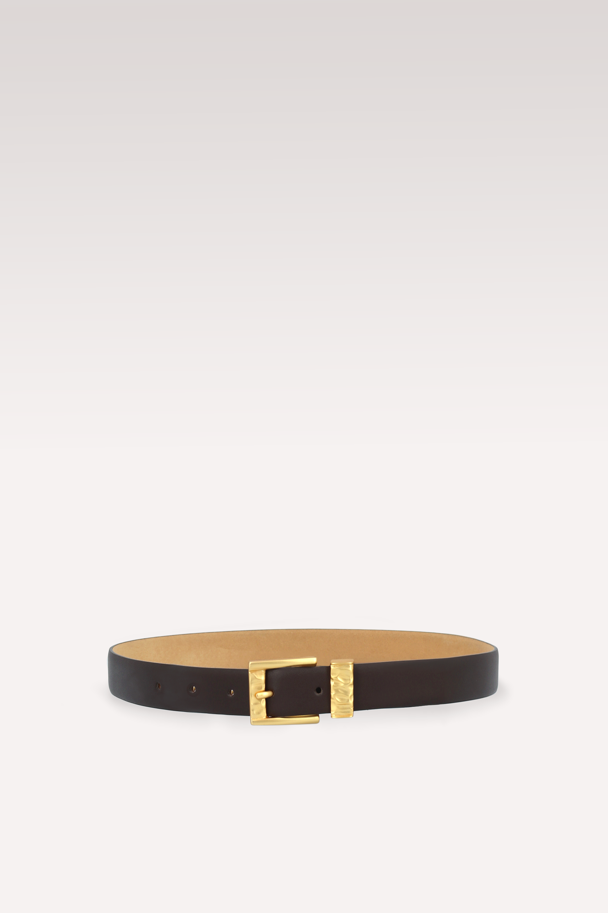 CINTURA IN PELLE MARRONE CIOCCOLATO DA 20 MM KAI