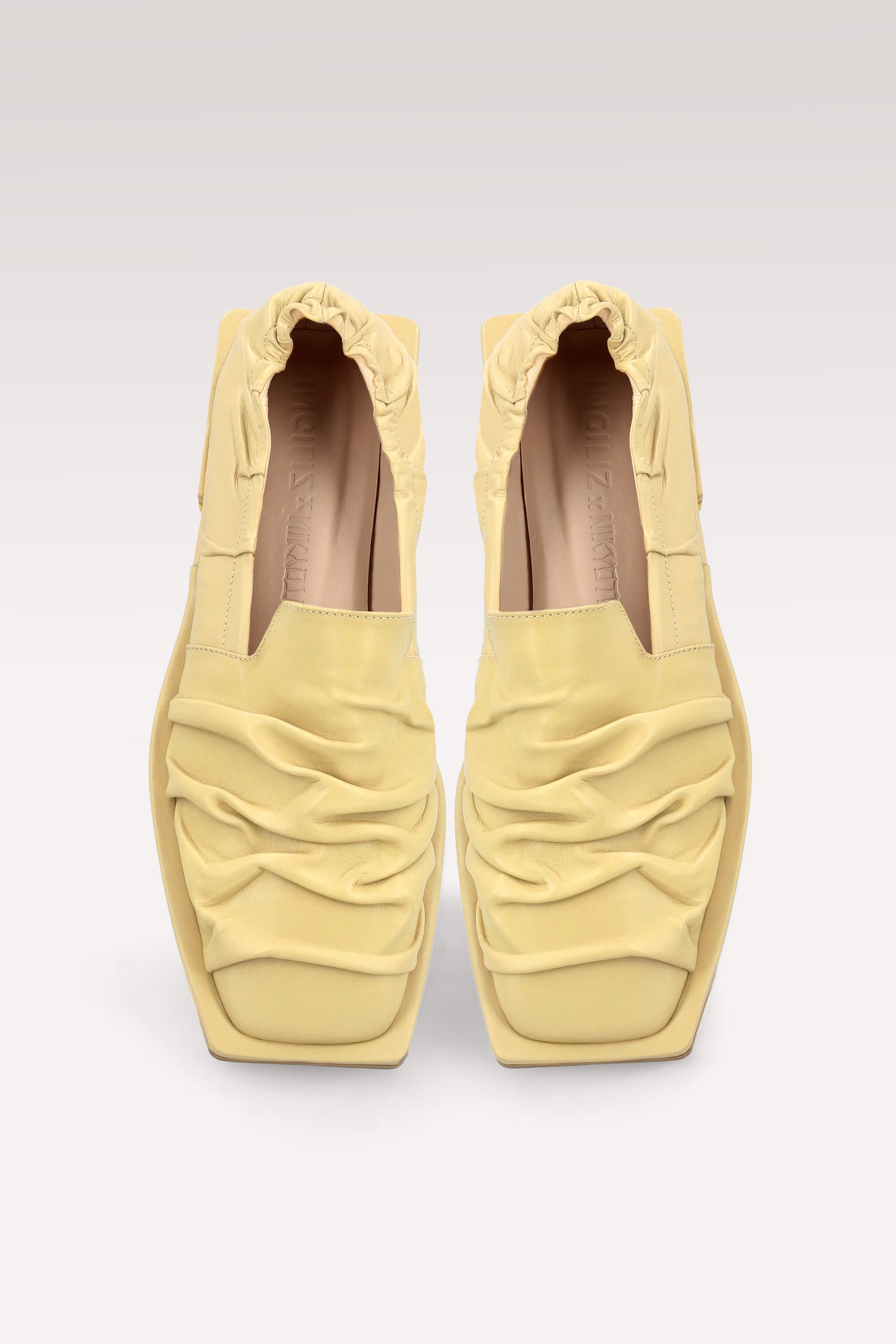 GETA BANANA YELLOW LEATHER LOAFERS