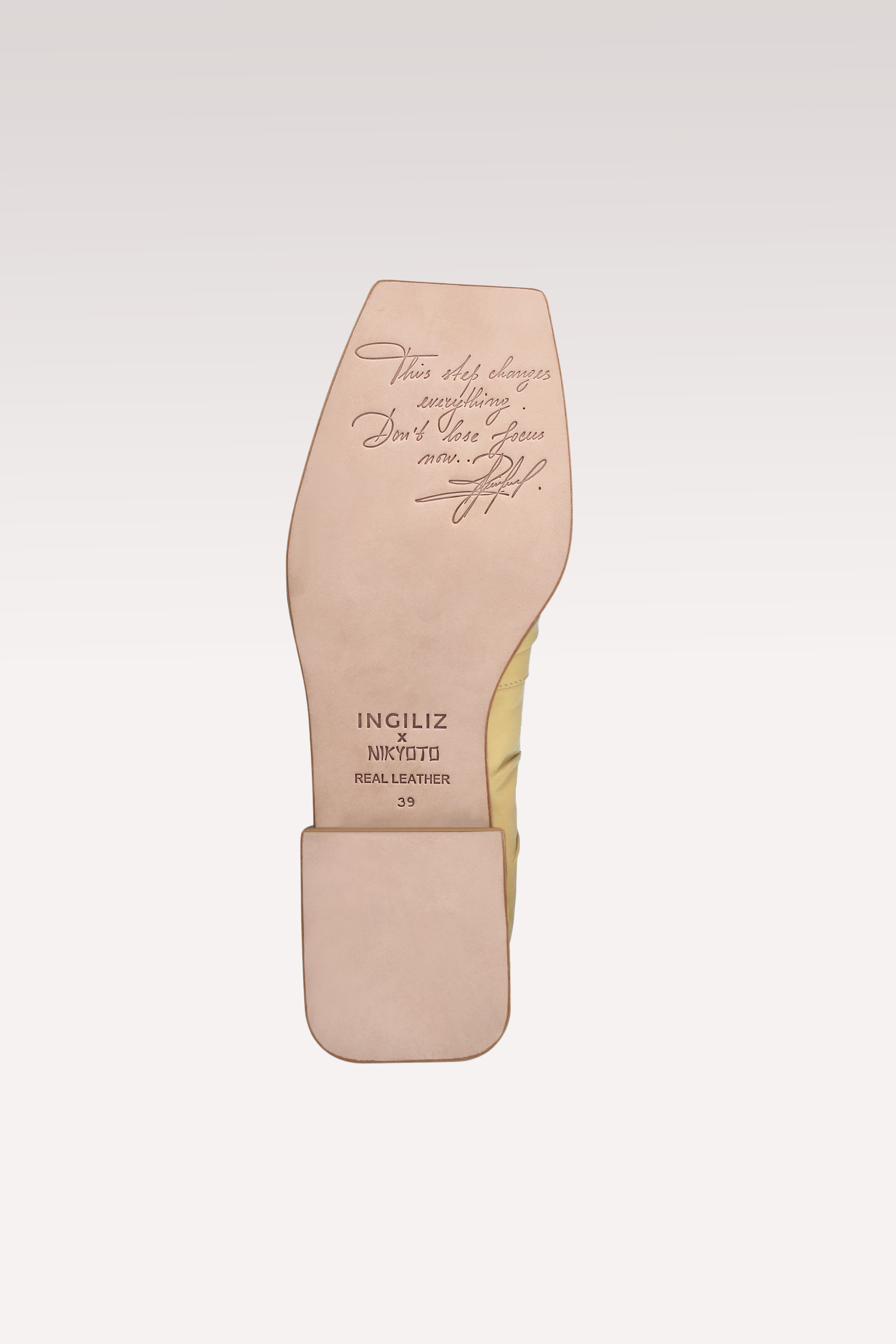 GETA BANANA YELLOW LEATHER LOAFERS