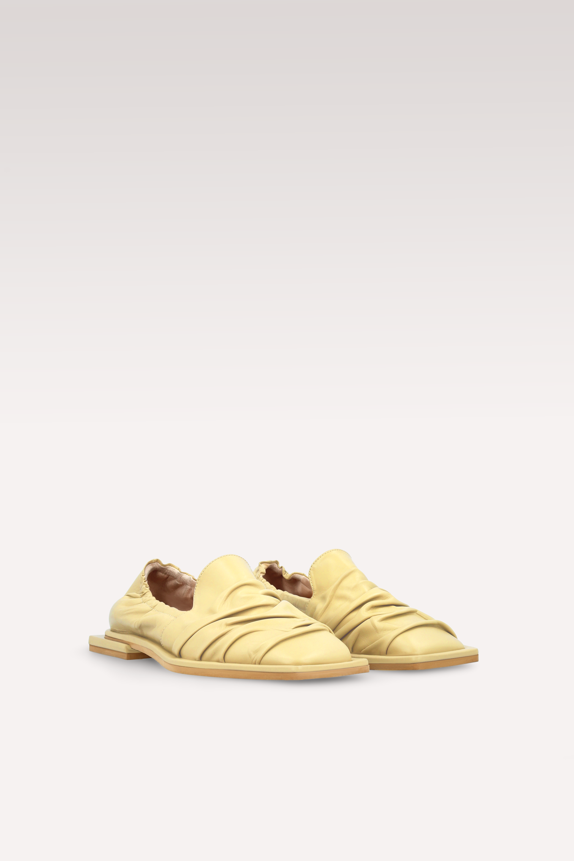 GETA BANANA YELLOW LEATHER LOAFERS