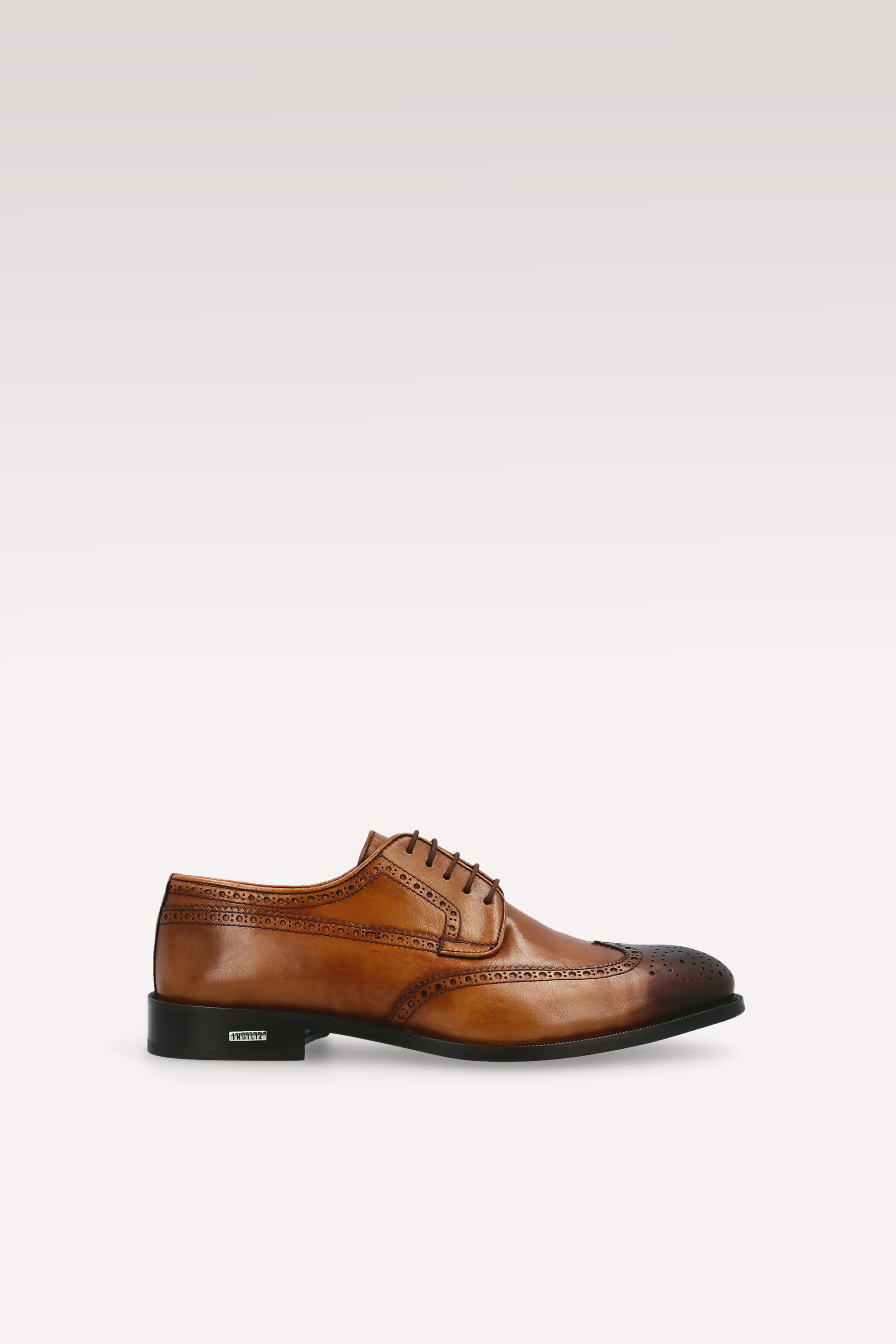 Scarpe derby in pelle marrone BERGAMO 01