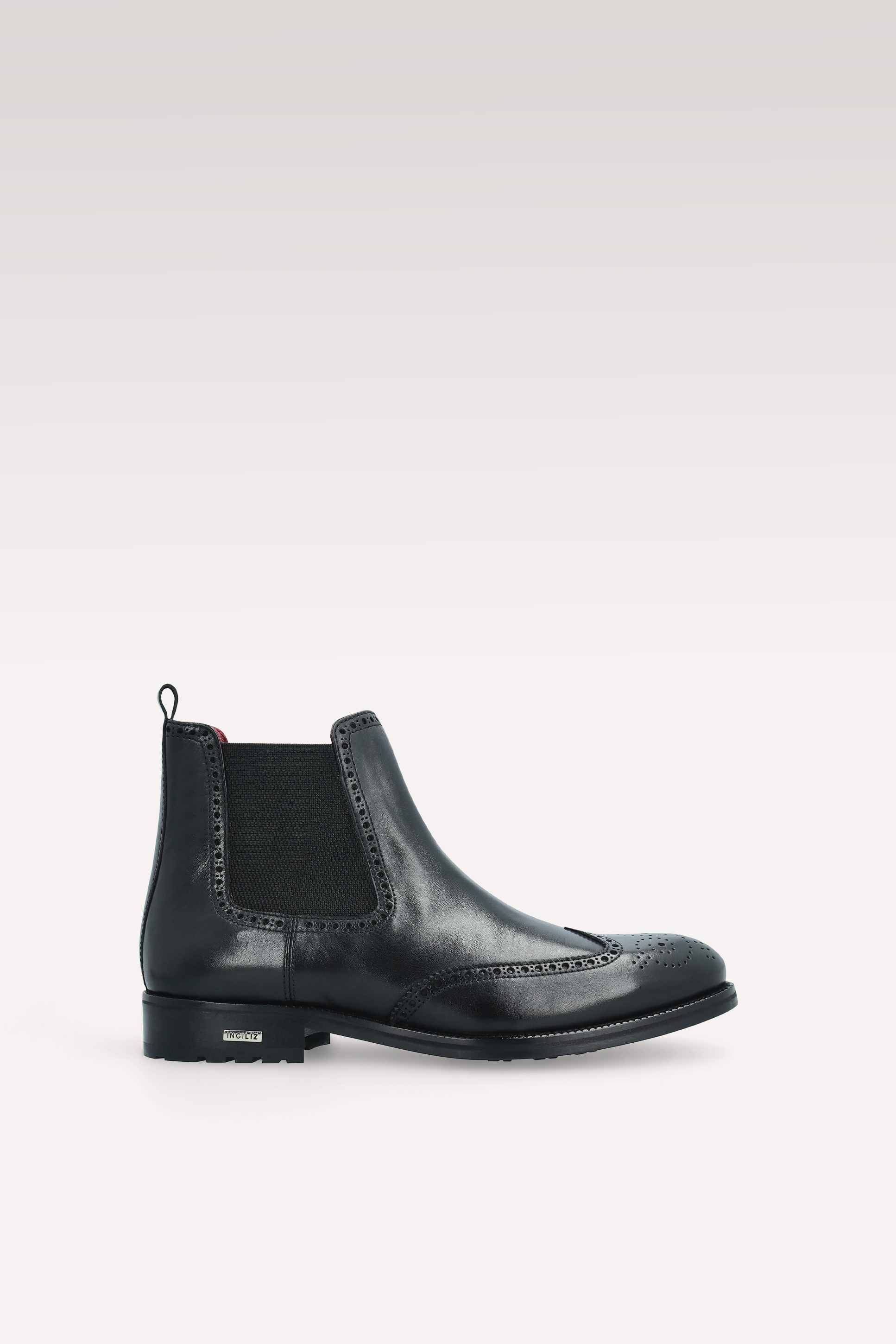 Stivaletti chelsea in pelle nera MODENA 01