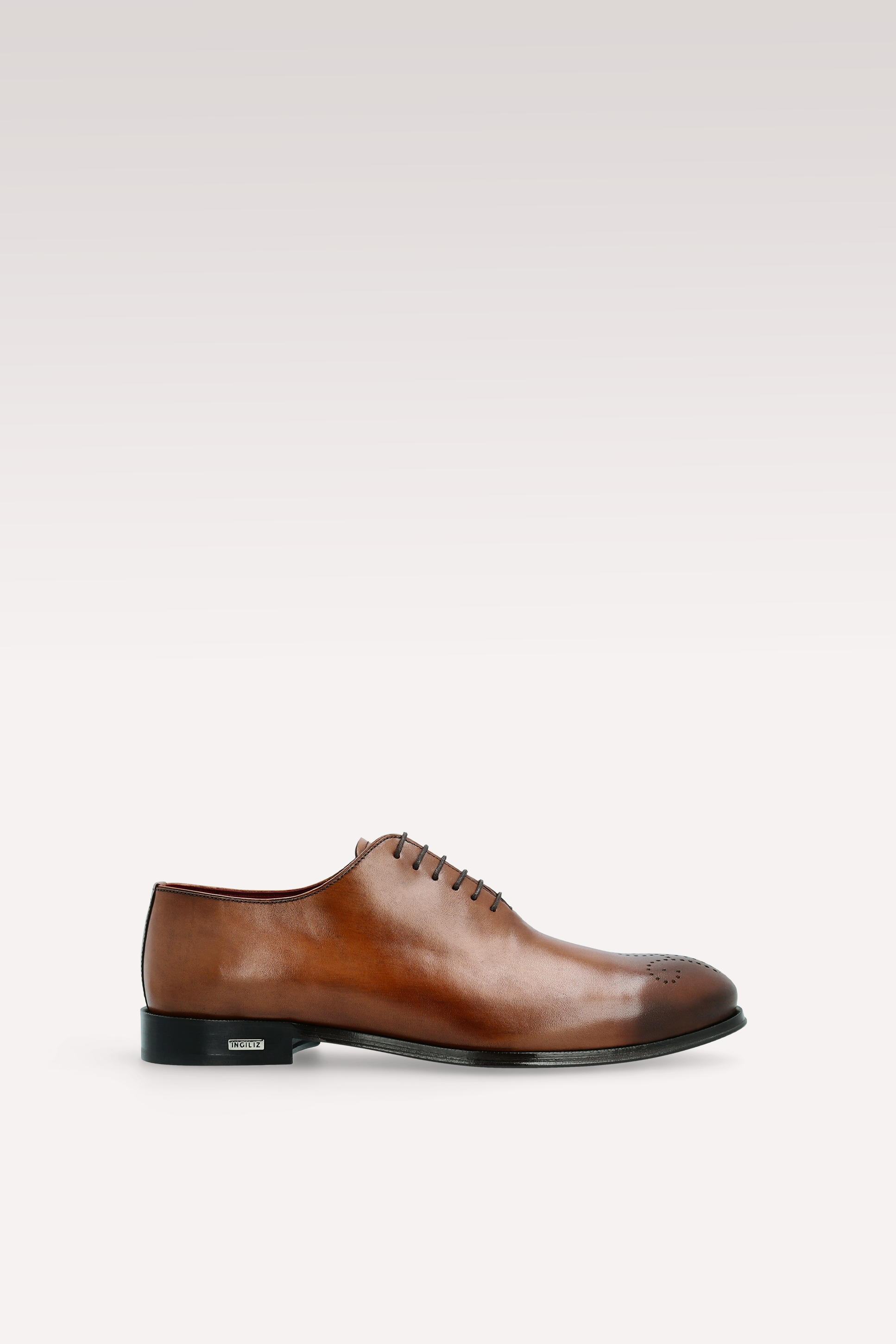 SCARPE OXFORD IN PELLE MARRONE PRATO 01