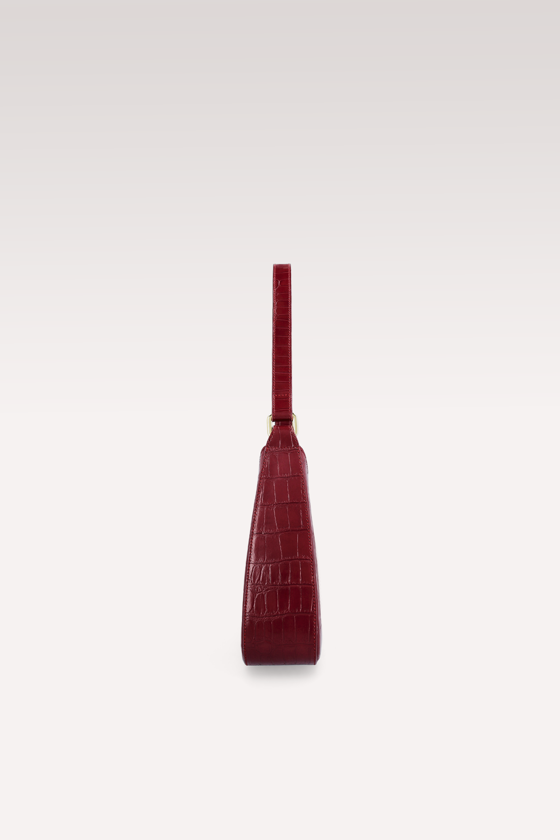 BORSA A TRACOLLA DALIA IN PELLE GOFFRATA COCCO CHERRY