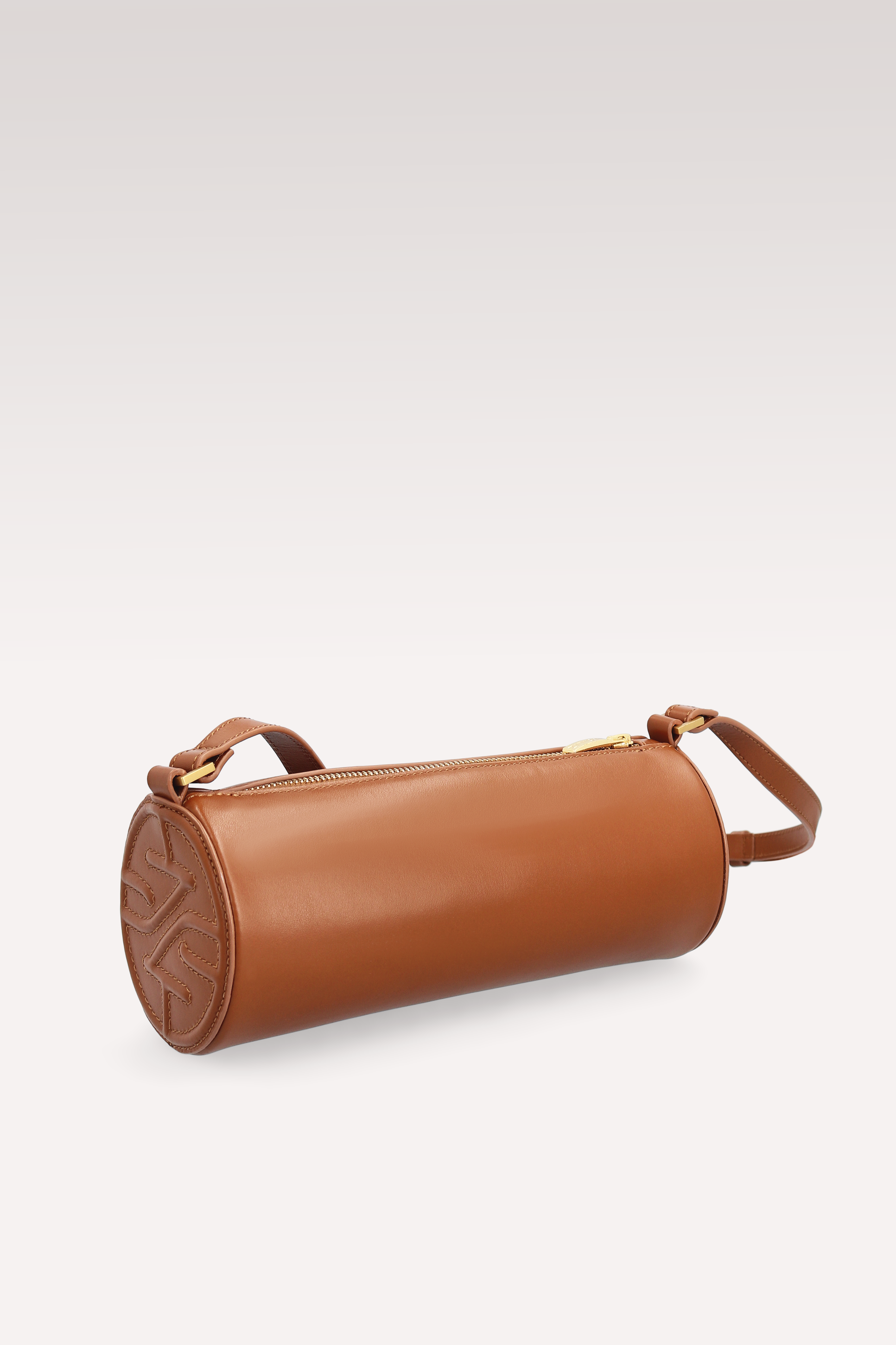 BORSA A TRACOLLA IN PELLE NAPPA MARRONE FIONA