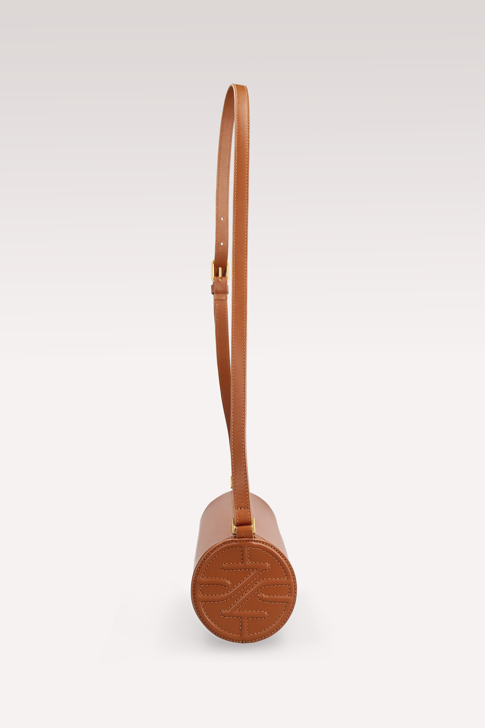 BORSA A TRACOLLA IN PELLE NAPPA MARRONE FIONA
